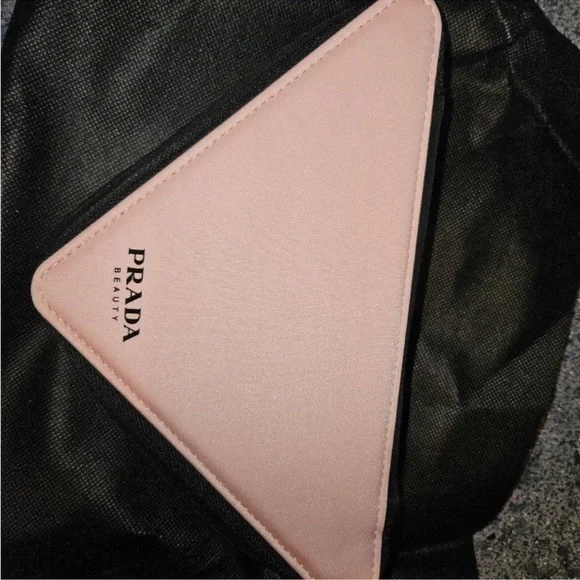 Prada Beauty Pink and Black Cosmetic Bag - Picture 8 of 16